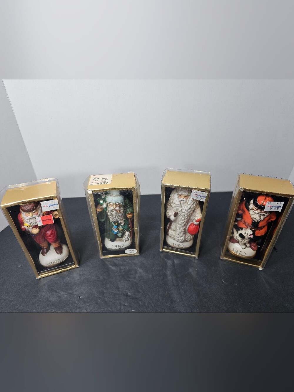 Memories of Santa Rare Lot of 4,1867, 1897, 1903, 1923 W/ Box EUC